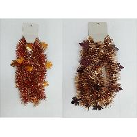 1.8M Fall Tinsel with Maple Leaves