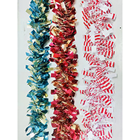 15cm x 1.8M Deluxe Holiday Decoration - Fancy Ribbon Garland